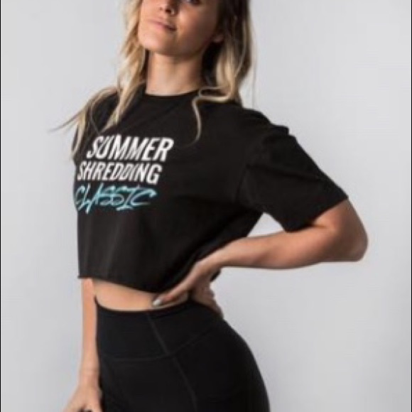 ALPHALETE Summer Shredding Crop Top (S) - Picture 1 of 3